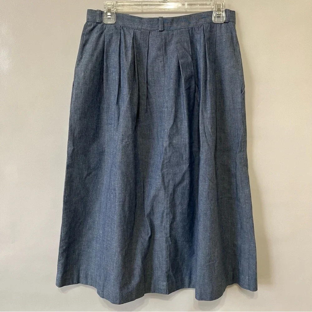 Vintage Bechamel Chambray Skirt